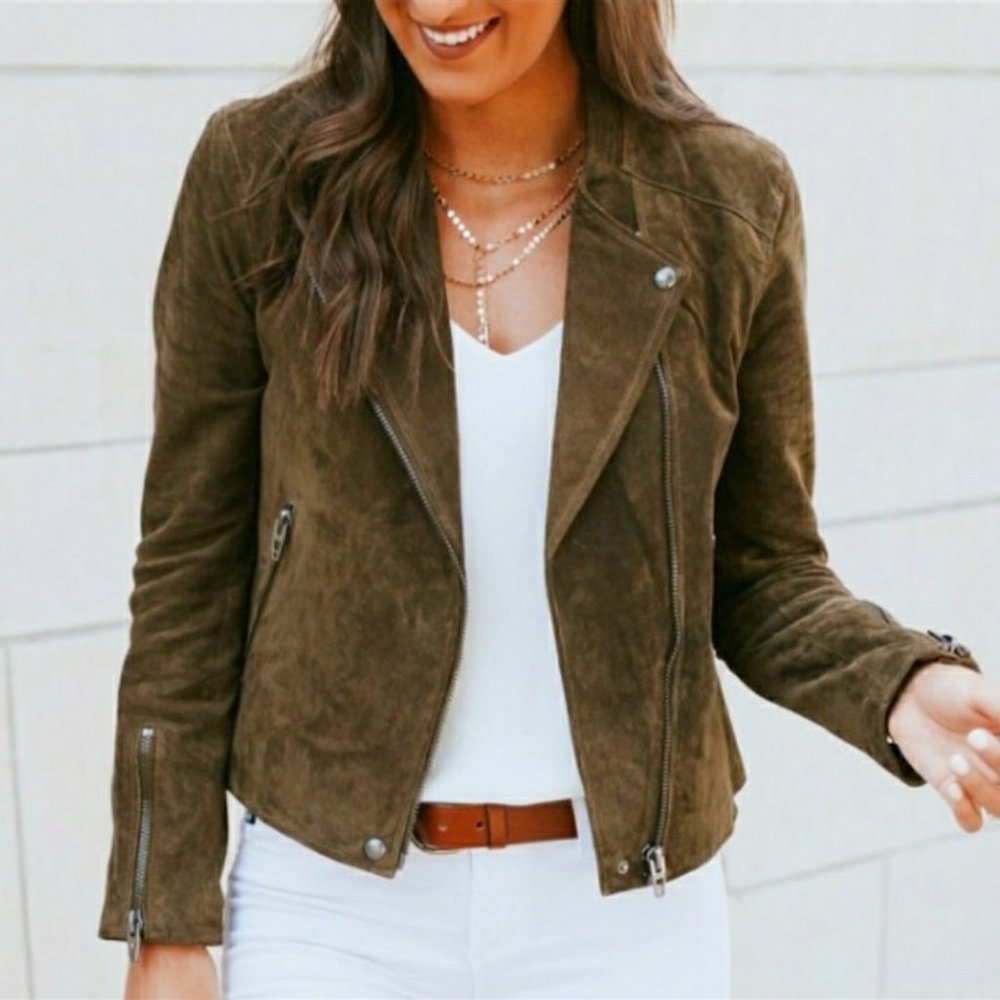 Blank NYC Moto Jacket in Bank Roll